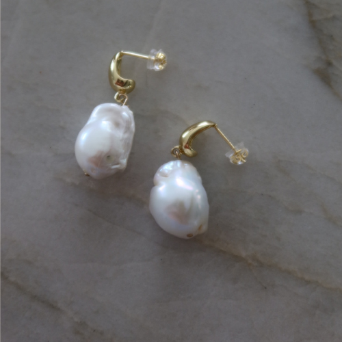 Imperfect Pearl Earrings