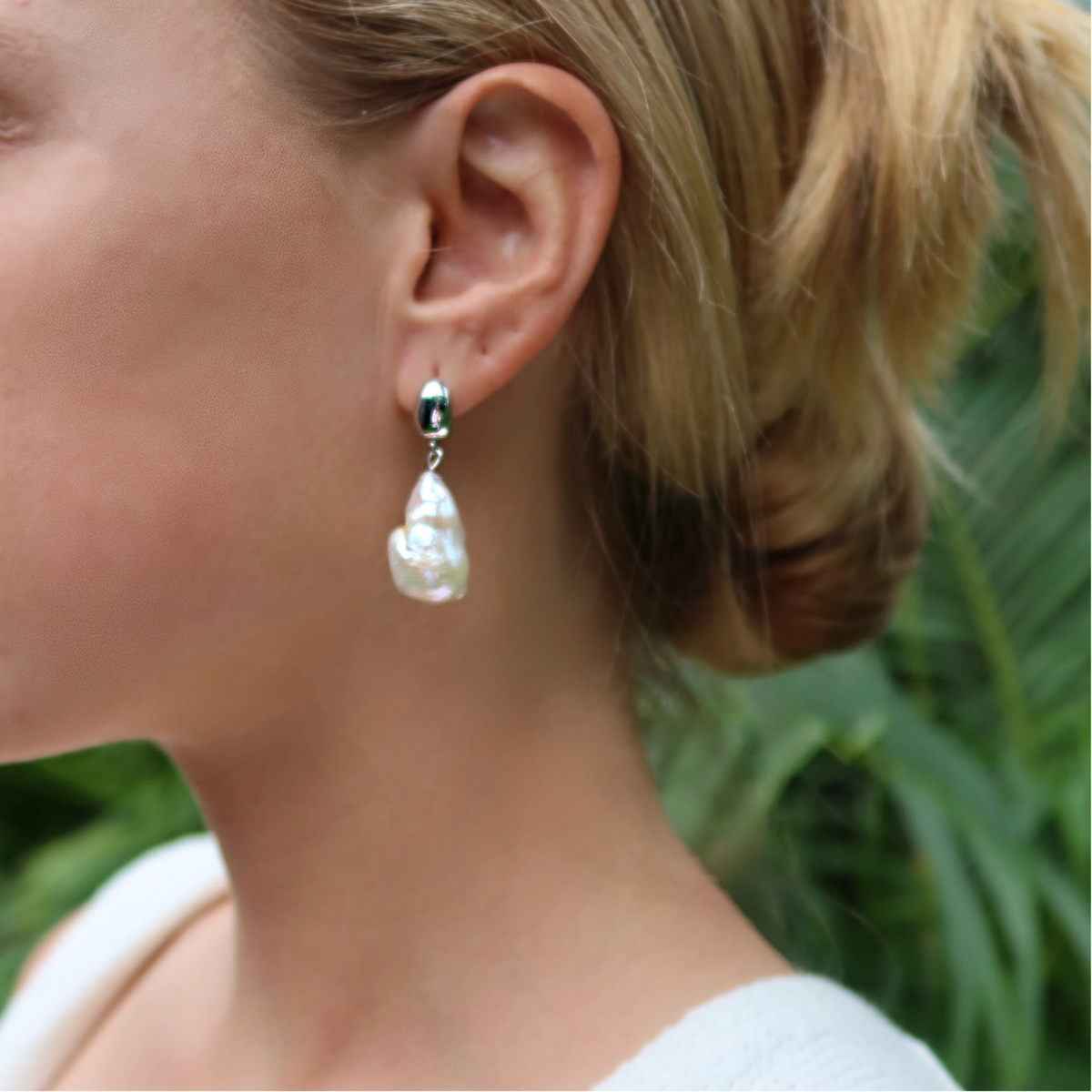 Imperfect Pearl Earrings