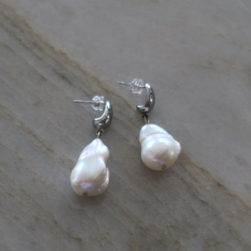 Imperfect Pearl Earrings