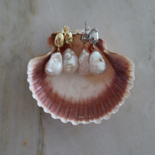 Imperfect Pearl Earrings